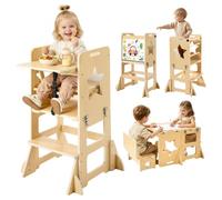 VEVOR Torre de Aprendizaje Montessori de Madera para Niños, 6 en 1