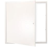 VEVOR Trampilla de Inspección de Acero Galvanizado 613x613 mm Puerta de Inspección Apertura a 165° Superficie Fácil de Pintar Mantenimiento Panel de Acceso con Cerradura para Cubrir Tuberías Techo