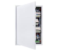 VEVOR Trampilla de Inspección para Paneles de Yeso, Puerta de Acceso de Acero Galvanizado 620x417 mm, con Pestillo de Destornillador, para Instalación de Fontanería y Electricidad en Techos, Blanco