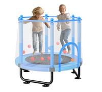 VEVOR- Trampolín para Niños, Color Azul (Trampolín60in)