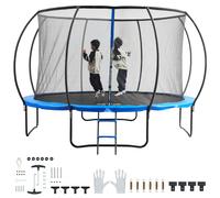 VEVOR Trampolín para Niños Pequeños 265 cm Carga de 180 kg Interior Exterior