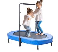 VEVOR- Trampolín para Niños, Color Azul (Trampolín56x36inazul)