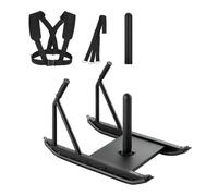 VEVOR Trineo de Pesas, Trineo de Entrenamiento de Fuerza para Mejorar la Velocidad en Ejercicios Atléticos, Equipo de Fitness con Asa, Compatible con Discos de Pesas 25/51 mm, 745 x 440 x 475 mm
