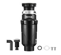 VEVOR Garbage disposal 1/2 hp EZ mount triturador de Basura, Negro