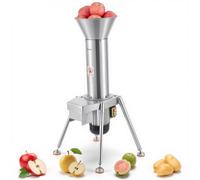 VEVOR Trituradora Eléctrica de Frutas 1100 W, Máquina Trituradora de Manzanas Independiente de Acero Inoxidable, para Manzanas Enteras de hasta 80 mm de Diámetro, para Pera, Piña, Zanahoria, Patata