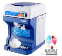 VEVOR Trituradora Hielo Eléctrica 250W 120 kg Completamente Automática por Hora, Máquina de Cono de Nieve. Máquina para Helados, Heladera Fabricante Cono Nieve Acero Inoxidable, 29 x 39 x 43 cm