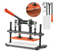 VEVOR Troqueladora Manual de Cuero 260 x 120 mm Máquina Troquelado de Mano, Cortadora para Papel, Tela, Plástico, Goma, Fuerza de Presión 1,5 T, Carrera Ajustable 12 mm, para Bricolaje Taller Fábrica