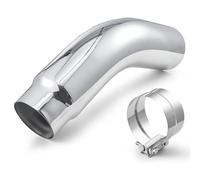 VEVOR Tubo de Escape con Pieza Angular, Entrada de 127 mm, Salida de 152 mm, Longitud Total de 584 mm, Tubo de Escape Curvado hacia Abajo con Abrazadera para Camiones, Sedanes, Deportivos y SUV