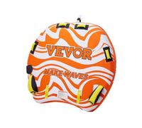 VEVOR Tubos Remolcables para Navegación, para 1 o 2 Pasajeros para Remolcar en Bote, Capacidad 154 kg, Tubos para Botes y Remolcables para Deportes Acuáticos, con Aletas, 1440 x 1565 x 385 mm