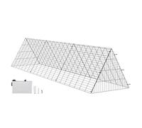 VEVOR Túneles para Pollos de 300 x 71 x 61,5 cm, Túneles para Pollos para Patio, Túneles para Pollos Portátiles para Exterior Fácil Instalación, Gallinero, Adecuado para Pollos, Patos, Conejos