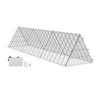 VEVOR Túneles para Pollos de 300 x 71 x 61,5 cm, Túneles para Pollos para Patio, Túneles para Pollos Portátiles para Exterior Fácil Instalación, Gallinero, Adecuado para Pollos, Patos, Conejos