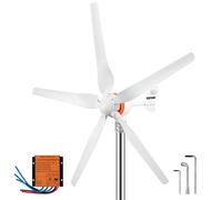 VEVOR Turbina de Viento Generador de Viento Generador Eólico 12 V 500W Aerogenerador Horizontal 5 Cuchillas Velocidad Nominal 13m/s Turbina Eólica