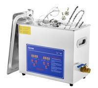 VEVOR Ultraschallreiniger 6L reiniger ultraschallgerät Ultraschallreinigungsgerät Ultrasonic Cleaner mit Heizung Digital Timer for glasses Jewellery False Teeth Coins etc