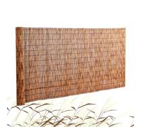 VEVOR Valla de Caña Natural 5x1,2 m Cortina de Caña para Balcón Rollo de Valla de Caña para Patio al Aire Libre Valla Pantalla de Caña Natural Decorativa para Privacidad, Jardín, Patio, Balcón, Marrón