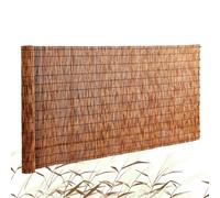VEVOR Valla de Caña Valla Decorativa Caña para Balcón 1 Pieza 5x1,7 m, Marrón