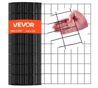VEVOR Valla de Jardín 61 cm x 7,62 m, Malla 5,08 x 7,62 cm Recubierta de Vinilo, Valla de Alambre de Acero Galvanizado de 1,52 mm de Diámetro para Gallinas y Conejos, para Recintos de Animales