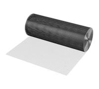 VEVOR Valla de Jardín de 61 cm x 15,2 m, Malla de 1,27 x 1,27 cm Recubierta de Vinilo, Alambre Galvanizado de 1,06 mm de Diámetro, para Plantas de Jardín, Jaulas para Conejos y Serpientes, Negro