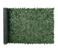 VEVOR Valla de Privacidad de Hiedra, Pantalla de Pared Verde Artificial, Valla de Hiedra Verde con Respaldo de Tela de Malla y Junta Reforzada, Setos Falsos Decoración de Hojas de Vid para Jardín