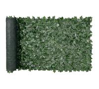 VEVOR Valla de Privacidad de Hiedra, Pantalla de Pared Verde Artificial, Valla de Hiedra Verde con Respaldo de Tela de Malla, Setos Falsos Decoración de Hojas de Vid para Jardín al Aire Libre