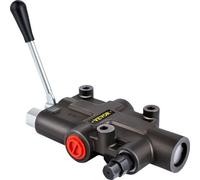 VEVOR Válvula de control direccional hidráulica 1 carrete, válvula de carrete hidráulica 21 GPM 4300 PSI, válvula direccional hidráulica, válvula de retención/descarga, para tractores, cargadores