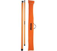 VEVOR Varilla telescópica para medir altura rango de varilla medidora de altura de carga 140-457 cm fibra de vidrio con poste ajustable no conductora con bolsa de transporte para transporte en camión