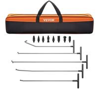 VEVOR Varillas Extractor de abolladuras Kits de reparación sin pintura de acero inoxidable Eliminación de granizo 13 PCS