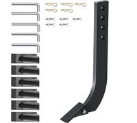 VEVOR 5 PCS Vástago de Hoja de Caja, Vástago Escarificador de 464 mm, Vástago Raspador de Caja de 4 Agujeros, Vástago Desgarrador con Dientes y Pasadores Cónicos Extraíbles, Conjunto de Vástagos