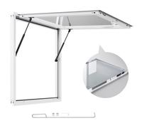 VEVOR Ventana de Concesión, Marco de Aleación de Aluminio para Camiones de Comida, Ventana de Servicio de hasta 85 Grados con Toldo y Gancho de Arrastre, Resistente a la Lluvia, 943 x 943 x 80 mm