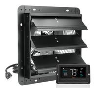 VEVOR Ventilador de Escape Persiana Control Remoto Montaje Pared 30,5 x 30,7 cm