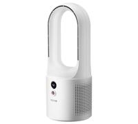 VEVOR Ventilador de Escritorio sin Aspas, Torre Pequeño Silencioso 6 Velocidades y USB, Batería Recargable, Fácil de Limpiar y Apto para Niños, para Dormitorio, Oficina y Hogar, 135 x 135 x 330 mm