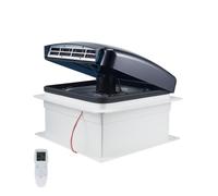 VEVOR Ventilador de Ventilación para RV, Potente Ventilador Reversible de 10 Velocidades con Control Remoto, Cubierta de Lluvia Incorporada, Tapa Superior Eléctrica, Aspa 30,5 cm, 22 W, Blanco