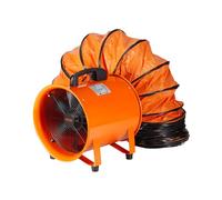 VEVOR Ventilador Extractor Industrial 900 W Extractor de Aire Conducto 406,4 mm Manguera de Extracción 5 m Volumen de Aire de 8792 m3/h Extractor de Aire 2 Engranajes para Extracción de Polvo y Humo