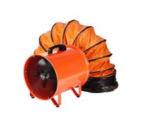 VEVOR Ventilador Extractor Industrial 592 W Extractor de Aire Conducto 406,4 mm Manguera de Extracción 5 m Volumen de Aire de 8792 m3/h Extractor de Aire 2 Engranajes para Extracción de Polvo y Humo