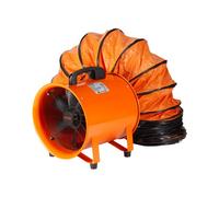 VEVOR Ventilador Extractor Industrial 900 W Extractor de Aire Conducto 406,4 mm Manguera de Extracción 10 m Volumen de Aire de 8792 m3/h Extractor de Aire 2 Engranajes para Extracción de Polvo y Humo