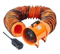 VEVOR Ventilador Extractor Industrial 900 W Extractor de Aire Conducto 406,4 mm Manguera de Extracción 10 m Volumen de Aire de 8792 m3/h Extractor de Aire 2 Engranajes para Extracción de Polvo y Humo