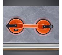 VEVOR Ventosa de Vacío Doble 4,7" 330 libras Paquete de 2 Mango de Aluminio