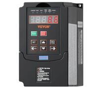 VEVOR Variador de Frecuencia 2 HP, 1.5 kW, 7.5 A, 1 o 3 Fases 220 V Entrada a 3 Fases 220 V Salida Variador de Frecuencia, Entrada 40-60 Hz, Salida 0-400 Hz para Control de Velocidad 138 x 82 x 114 mm