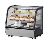 VEVOR Vitrina Refrigerada Comercial 115 L para Pastelería Tartas 2 Niveles LED