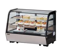 VEVOR Vitrina Refrigerada Comercial 146 L para Pastelería Tartas 2 Niveles LED
