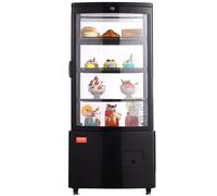 VEVOR Vitrina Refrigerada Comercial 85 L para Pastelería Tartas 3 Niveles LED