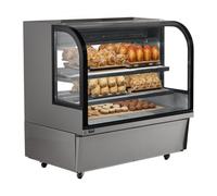 VEVOR Vitrina Refrigerada para Panadería Vitrina Refrigerada 505 L de 2 Niveles