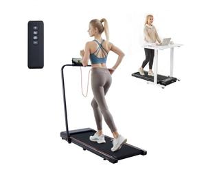 VEVOR Walking Pad, cinta de correr debajo del escritorio para oficina en casa, máquina para caminar y correr, cinta de correr plegable con capacidad de 265 libras, almohadilla portátil 2 en 1 de 2,5 H