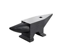 VEVOR Yunque de Acero 60kg con Agujeros Redondo y Cuadrado 55HRC Doble Cuerno Base de 260 x 185 mm Yunque de Cuerno para Hacer Joyas