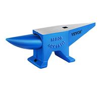 VEVOR Yunque de acero de 20 kg/44 libras, yunque redondo de cuerno para herrero, herramienta de herrero, yunque de herrero, herrero, resistente, duradero y robusto, yunque de hierro portátil para