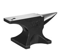 VEVOR Yunque de Herrero 30 kg Yunque de Acero Fundido de Un Solo Cuerno Mesa de Trabajo 263x88 mm Dureza 50HRC con Agujero Redondo de 16 mm y Agujero Cuadrado de 19 mm para Taller de Metales Joyería