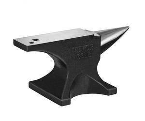 VEVOR Yunque de Herrero 30 kg Yunque de Acero Fundido de Un Solo Cuerno Mesa de Trabajo 263x88 mm Dureza 50HRC con Agujero Redondo de 16 mm y Agujero Cuadrado de 19 mm para Taller de Metales Joyería