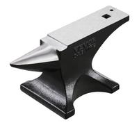 VEVOR Yunque de Un Solo Cuerno 11,5 kg Yunque de Acero Fundido Yunque de Cuerno Redondo Resistente de Alta Dureza para Herreros con Encimera y Base Estable para Doblar, Dar Forma, Torcer Metales