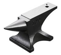 VEVOR Yunque de Un Solo Cuerno 25 kg Yunque de Acero Fundido Yunque de Cuerno Redondo Resistente de Alta Dureza para Herreros con Encimera y Base Estable para Doblar, Dar Forma, Torcer Metales