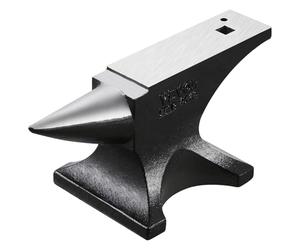 VEVOR Yunque de Un Solo Cuerno 25 kg Yunque de Acero Fundido Yunque de Cuerno Redondo Resistente de Alta Dureza para Herreros con Encimera y Base Estable para Doblar, Dar Forma, Torcer Metales