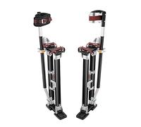 VEVOR Zancos de Trabajo de Aleación de Aluminio Altura Ajustable de 61-101,6 cm Zancos de Pintor Carga de 103 kg Zancos para Paneles de Yeso Tamaño de Pies 27-29 cm para Pintura Decoración Color Negro